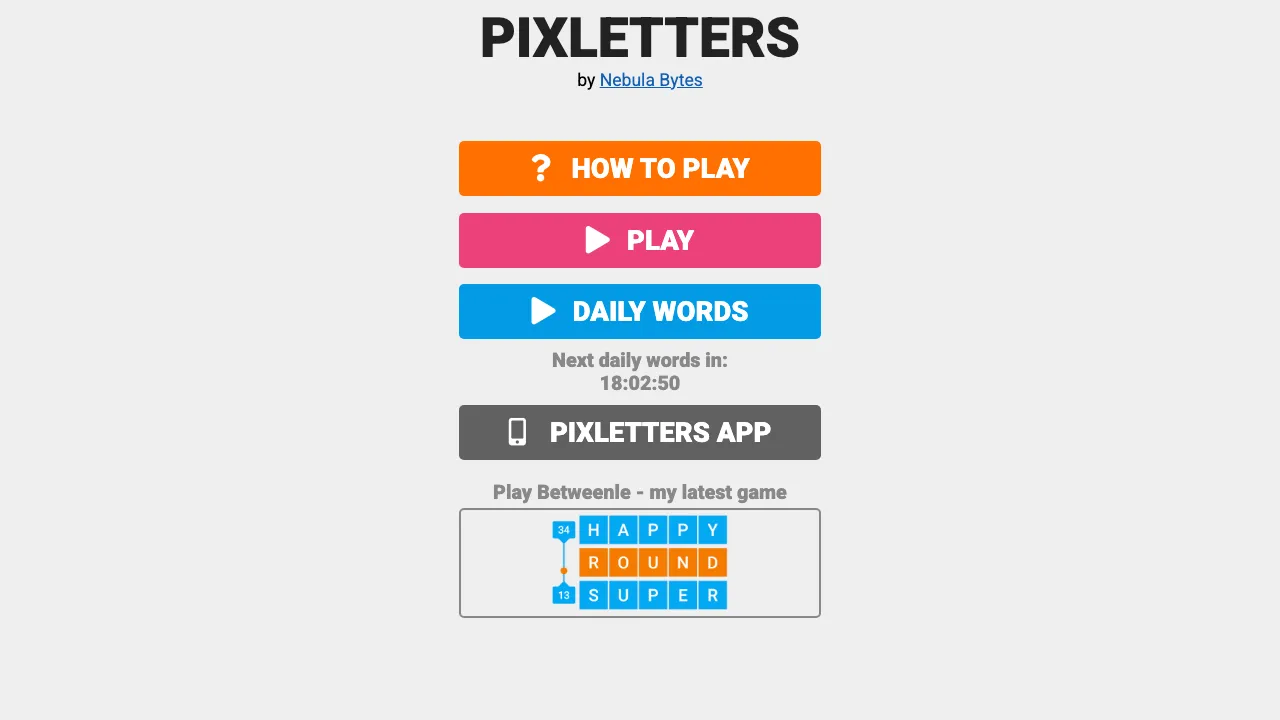 Pixletters cover