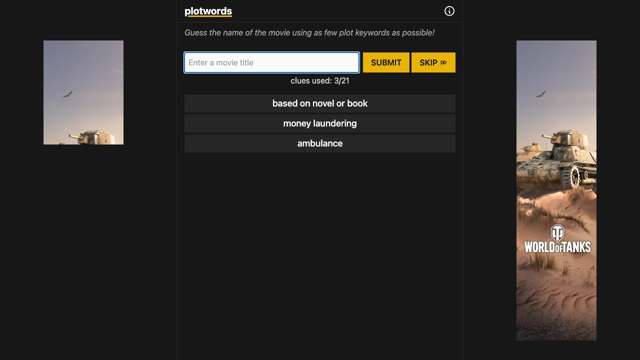 Plotwords screenshot 2