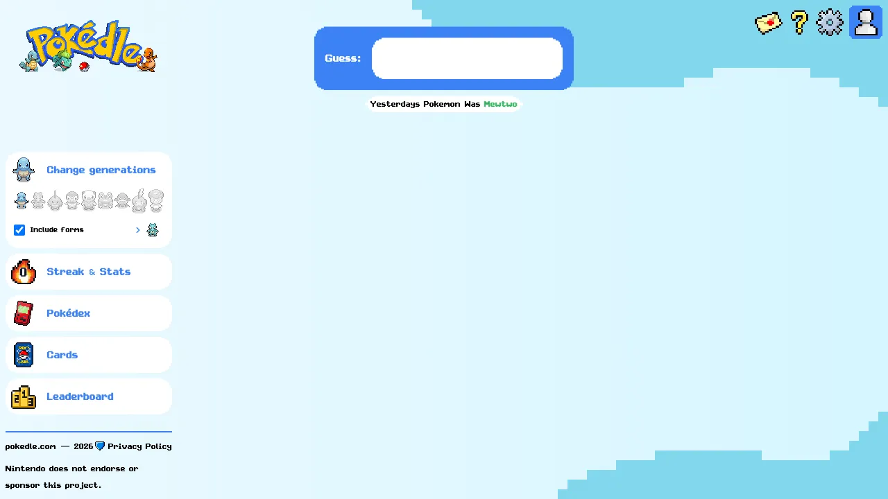 Pokedle.com cover