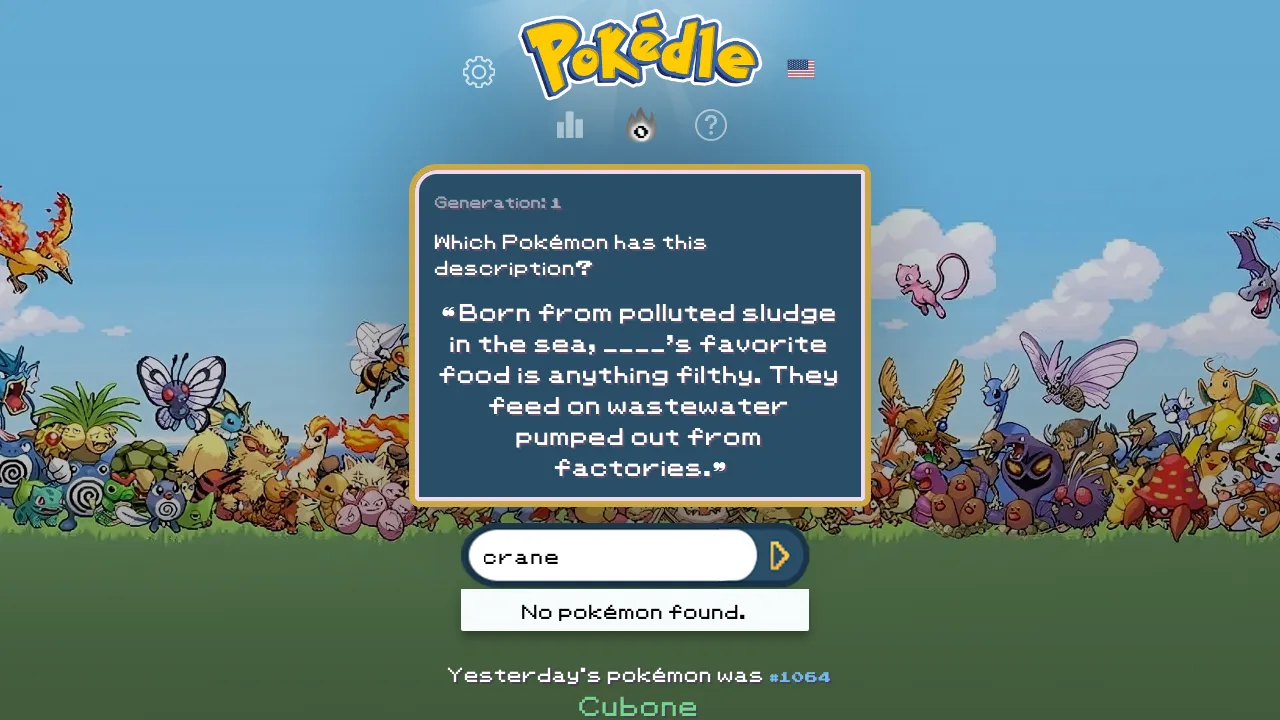 Pokedle.net screenshot 2