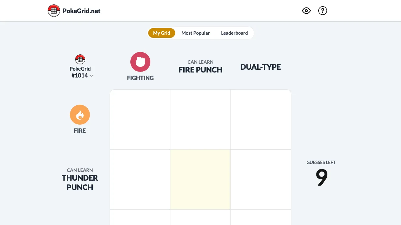 Pokegrid screenshot 2