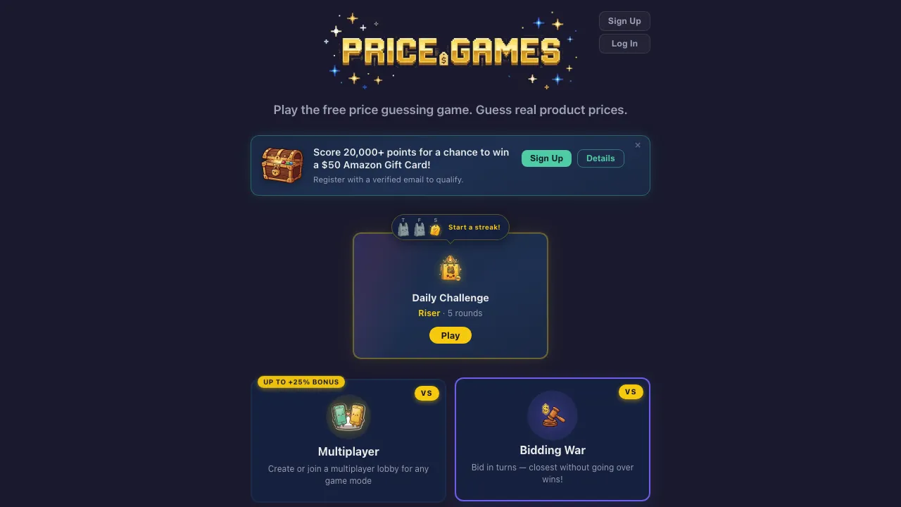 Price Games cover