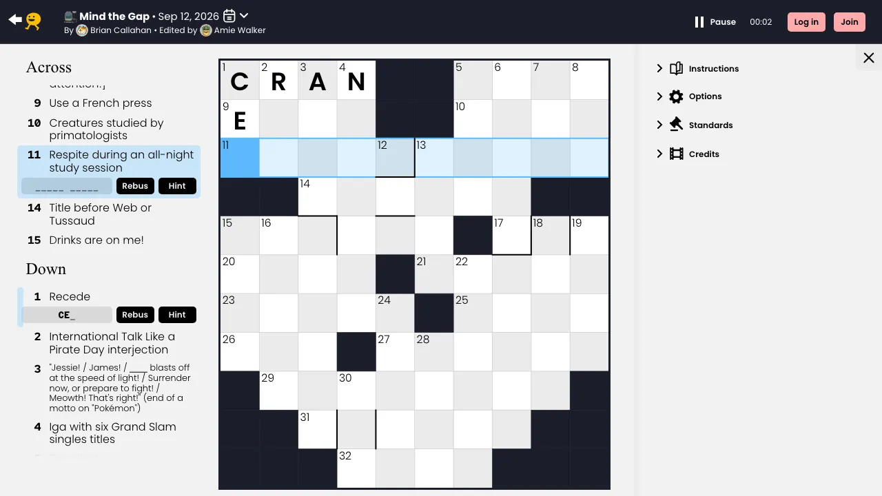 Puzzmo - Crossword screenshot 1