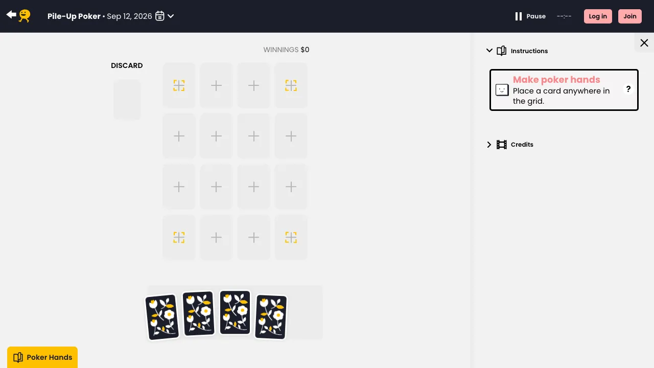 Puzzmo - Pile-Up Poker cover