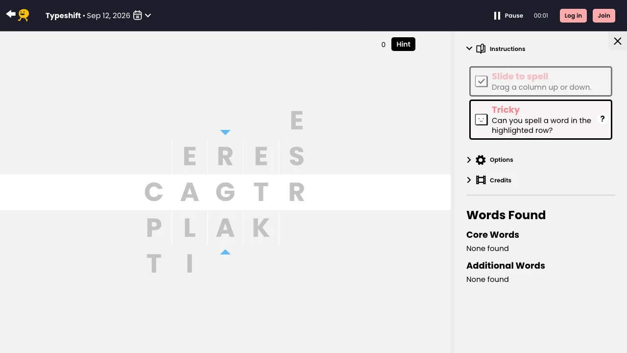 Puzzmo - Typeshift screenshot 1