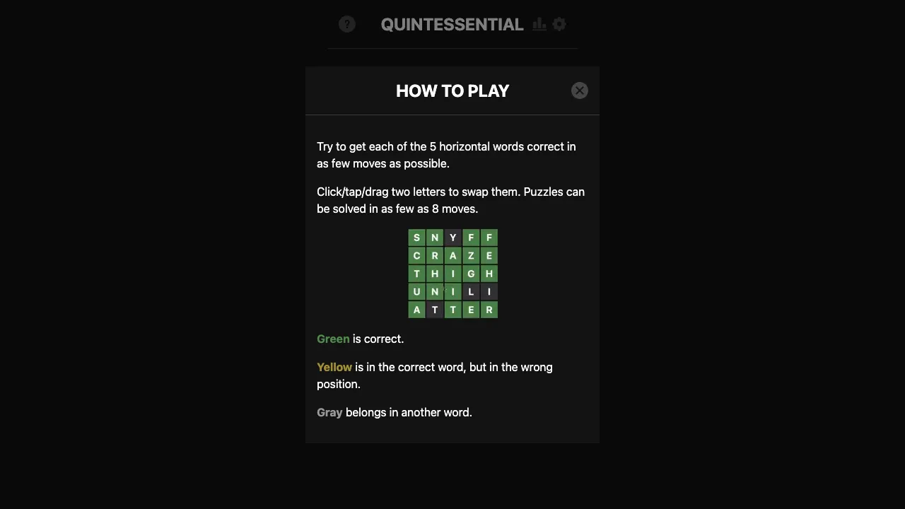 Quintessential cover