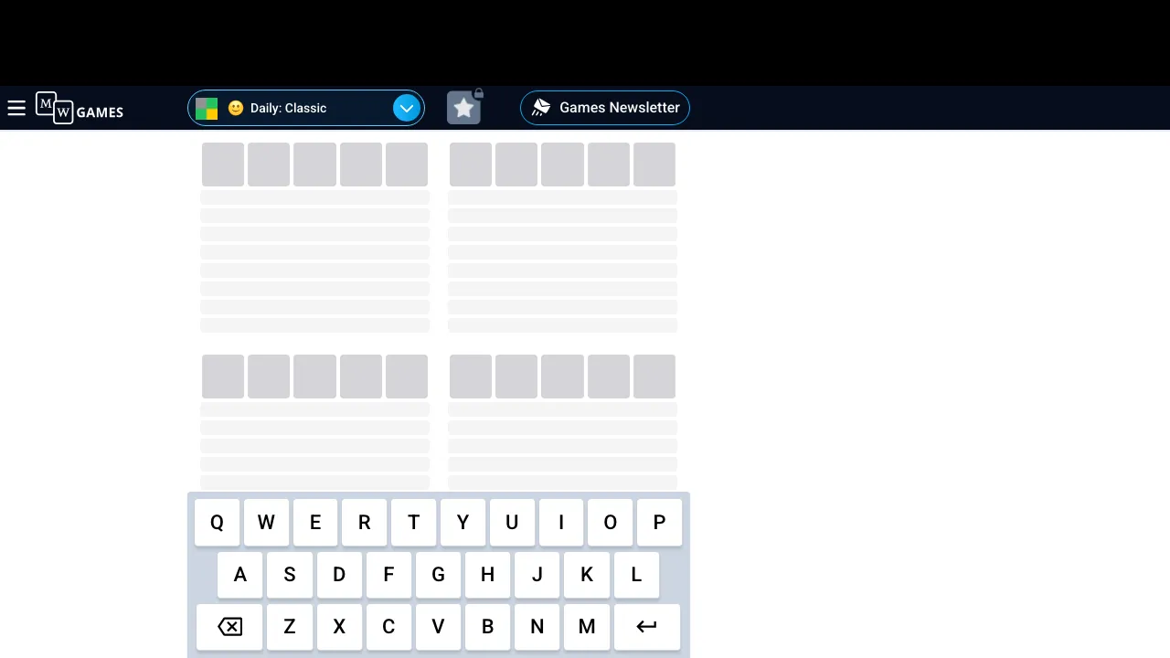 Quordle screenshot 1