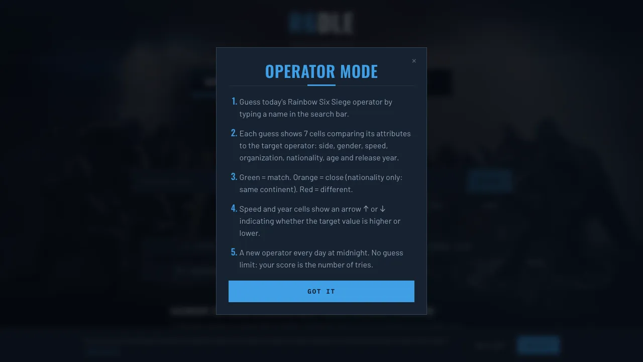 R6DLE screenshot 1