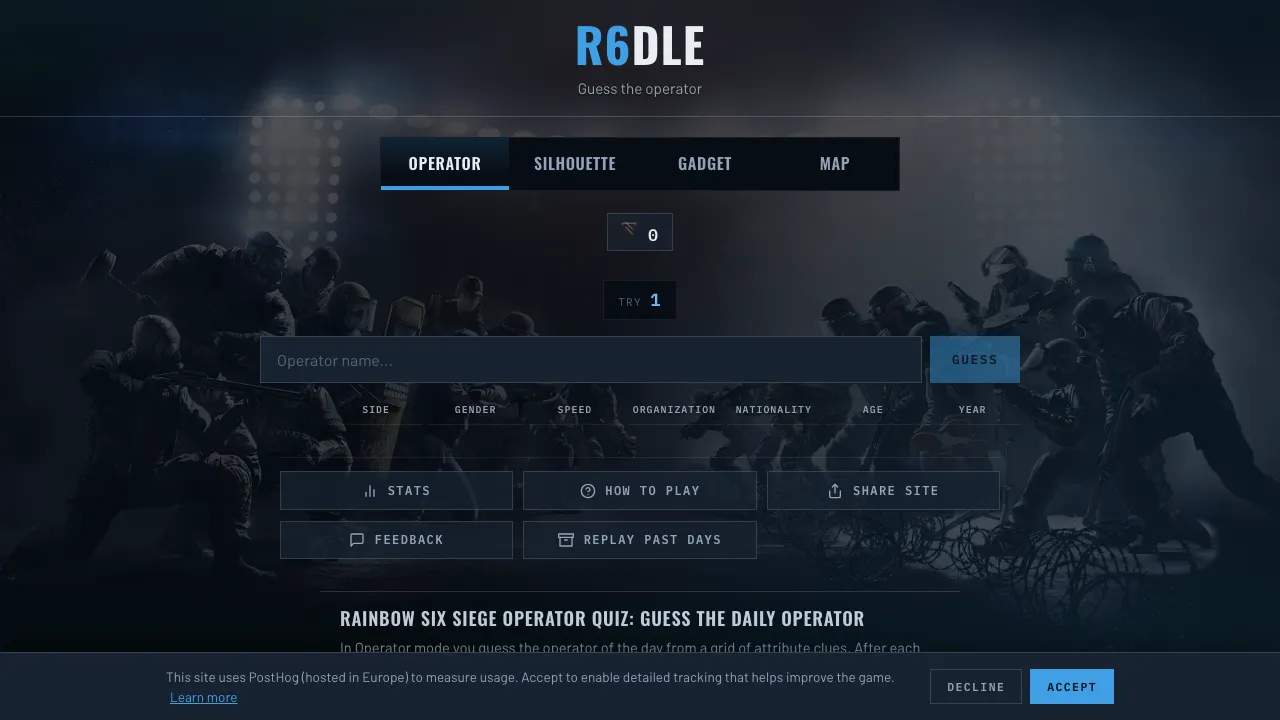 R6DLE screenshot 2