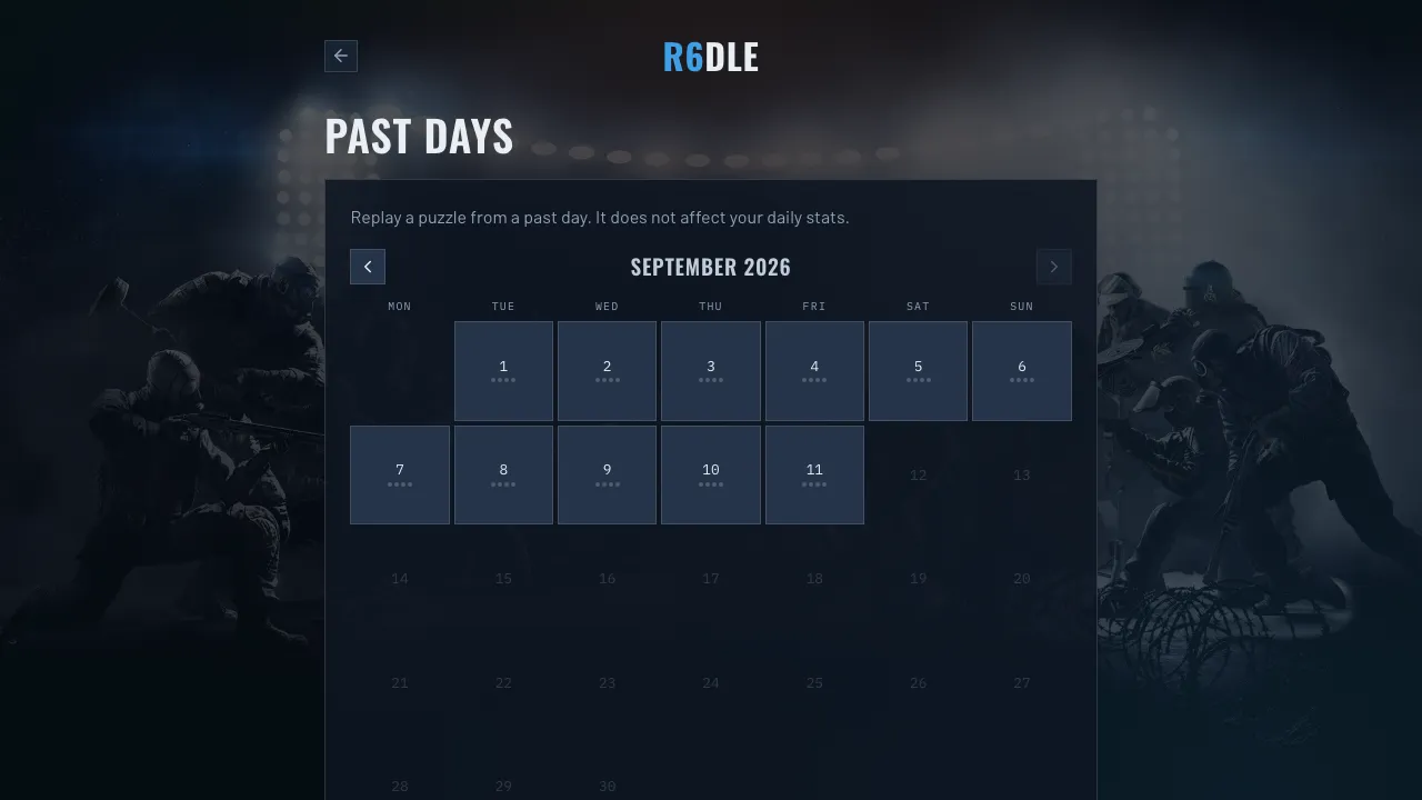 R6DLE screenshot 3