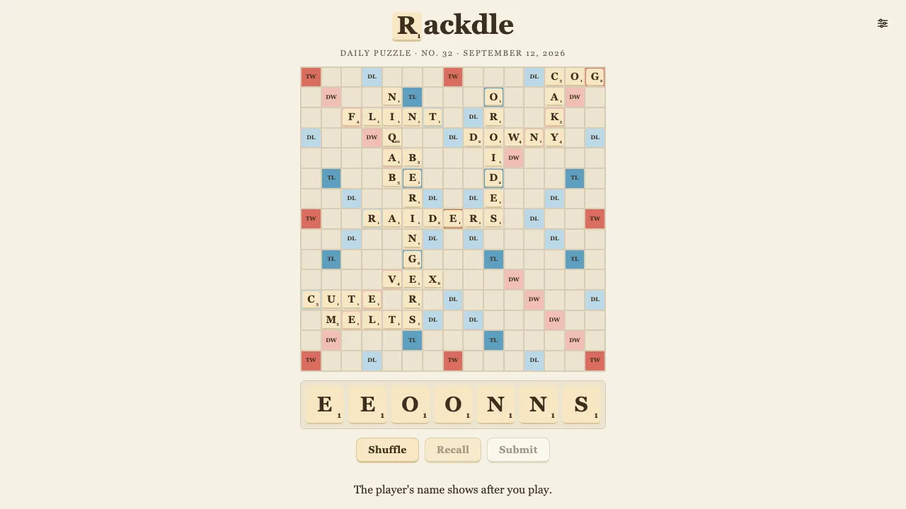 Rackdle cover