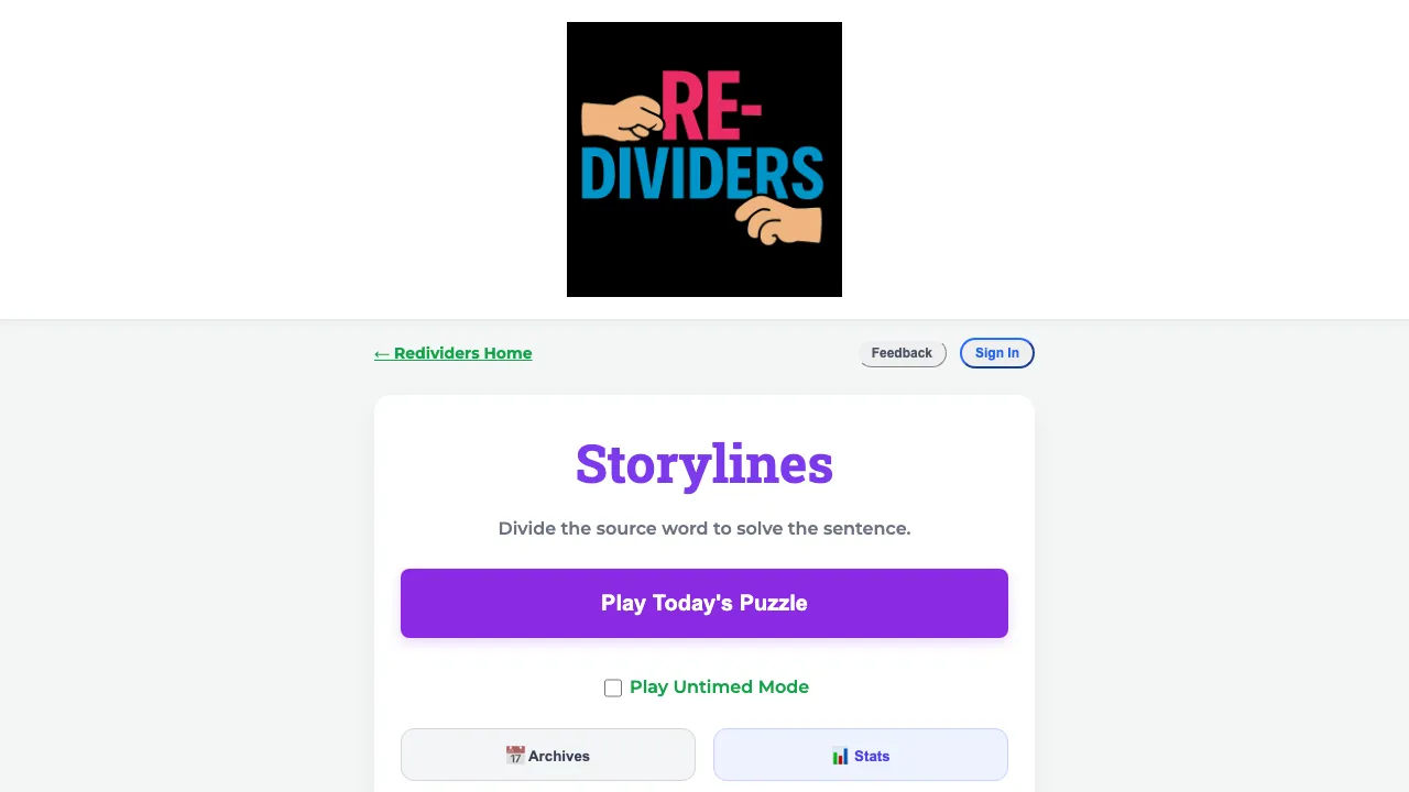 Redividers - Storylines cover