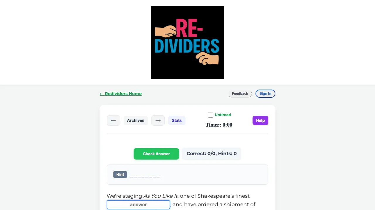 Redividers - Storylines screenshot 1
