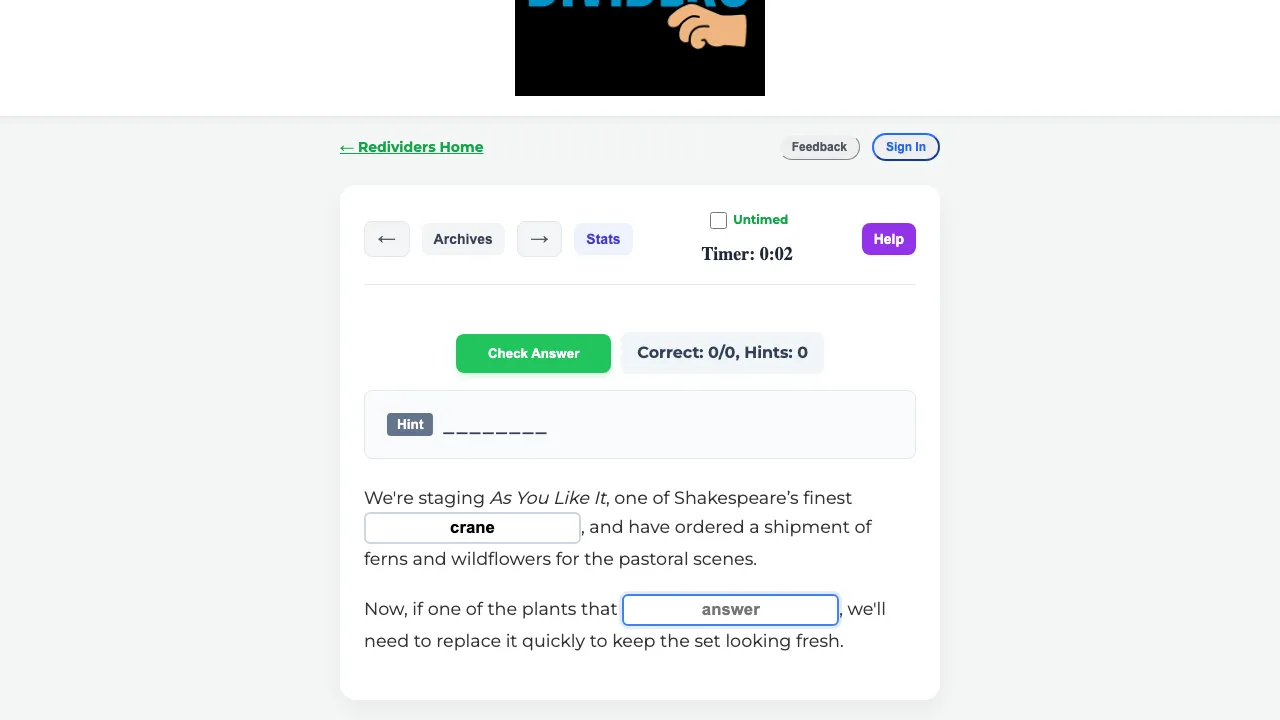 Redividers - Storylines screenshot 2