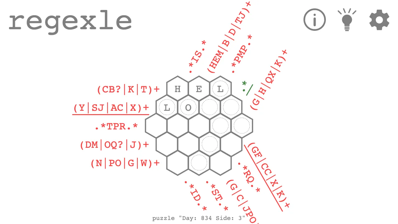 regexle.com screenshot 1