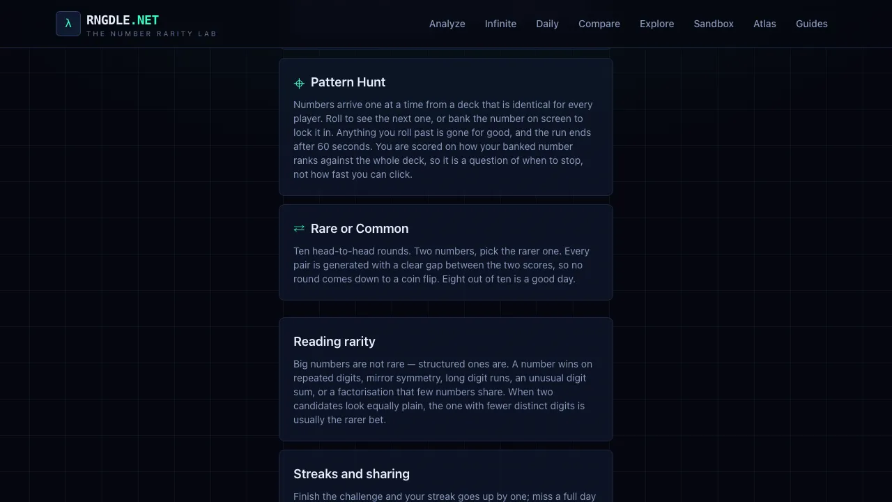 RNGdle Daily screenshot 3