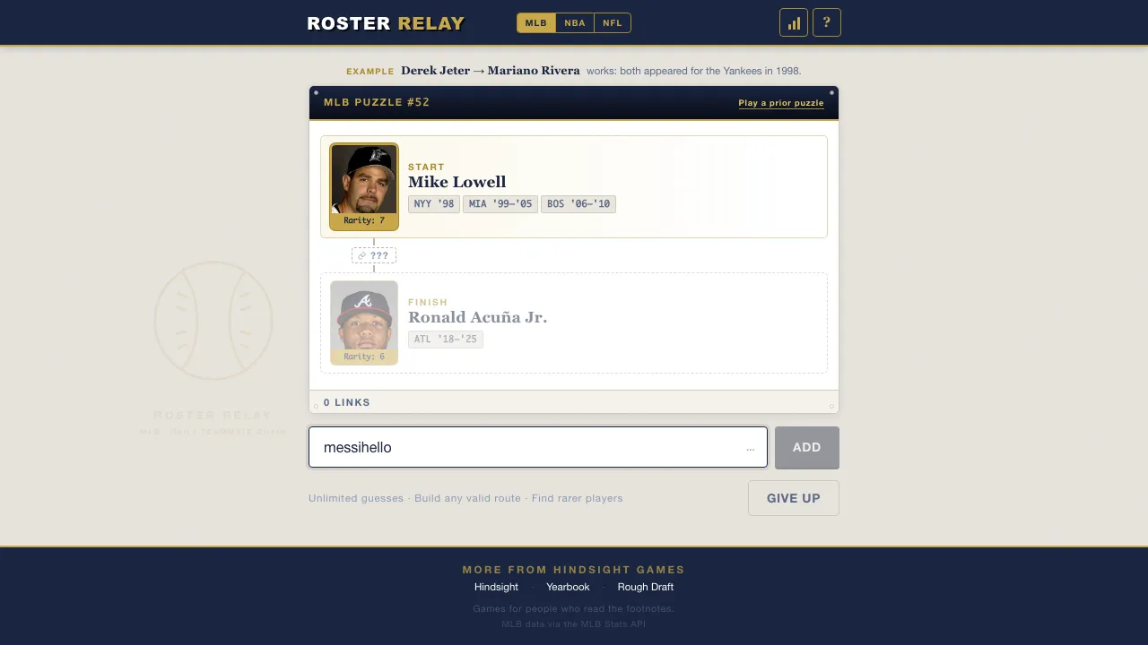 Roster Relay screenshot 3