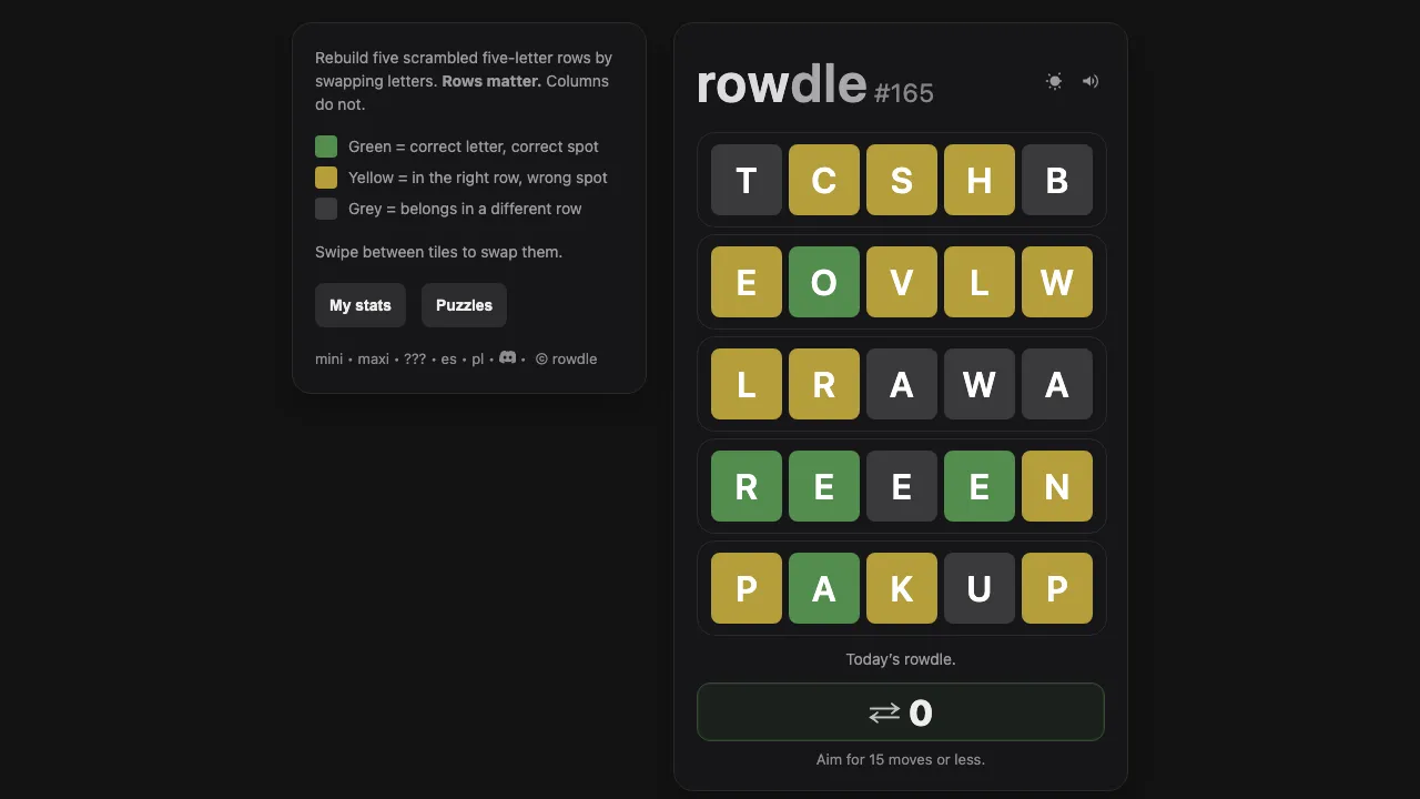 Rowdle cover