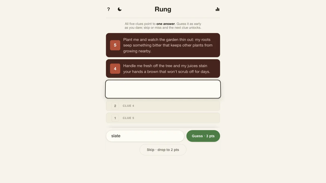 Rung screenshot 2