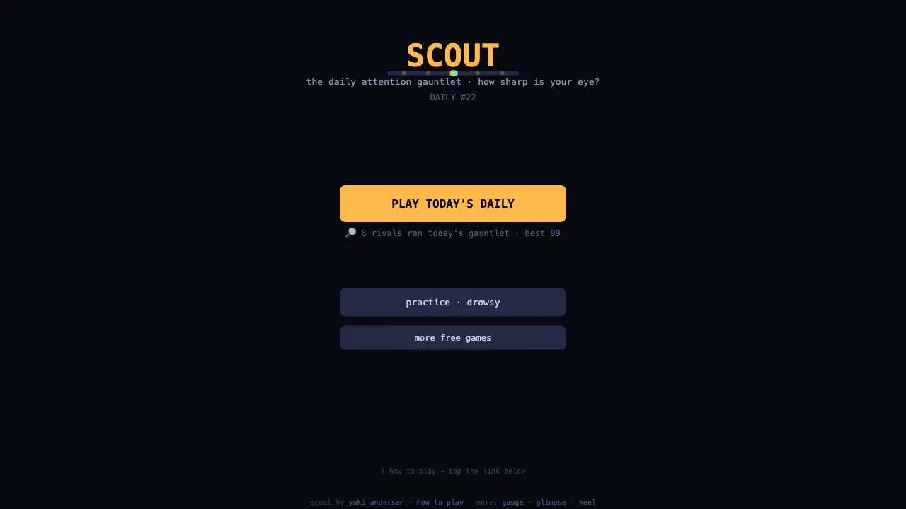 Scout cover
