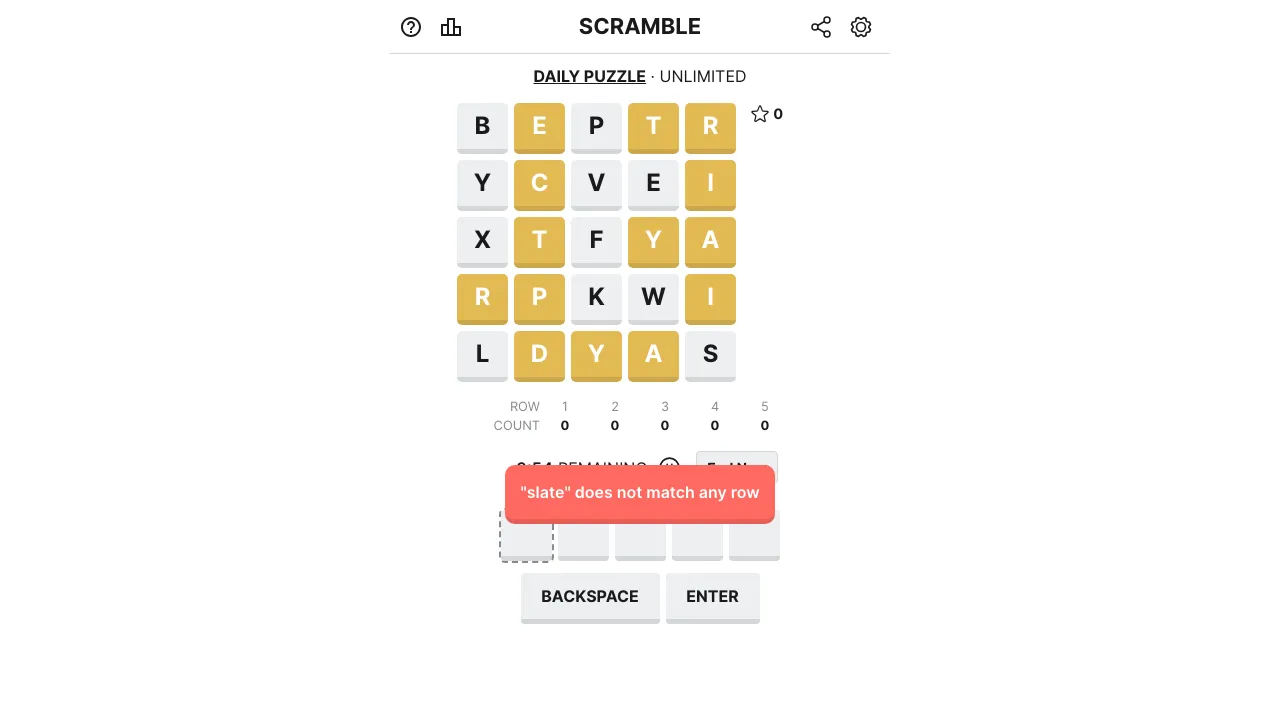 Scramble screenshot 3