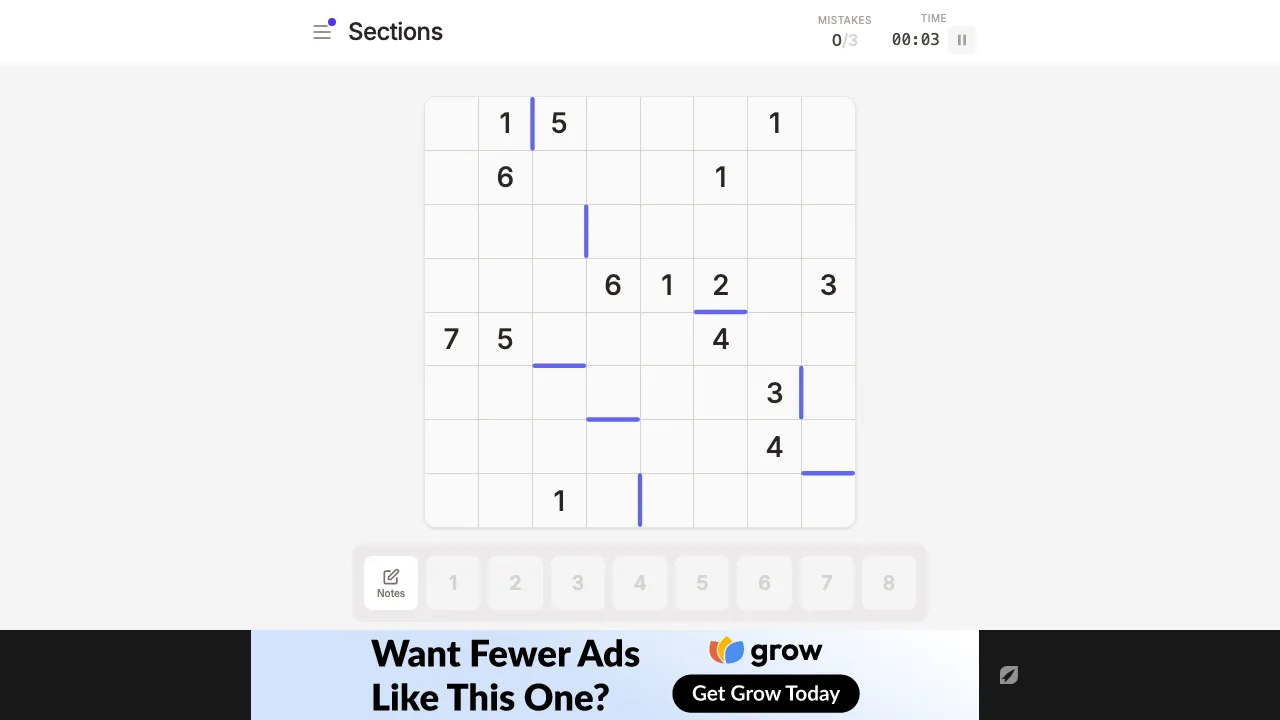 Sections Puzzle screenshot 2