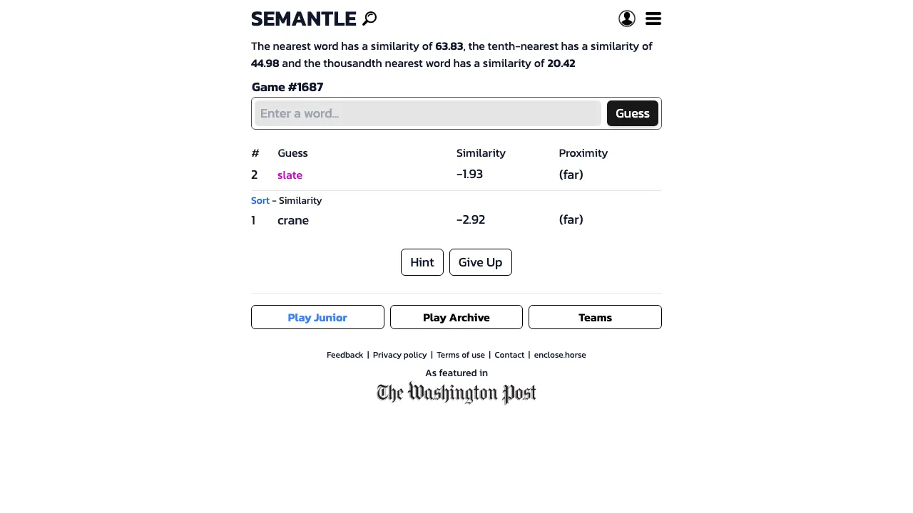 Semantle cover