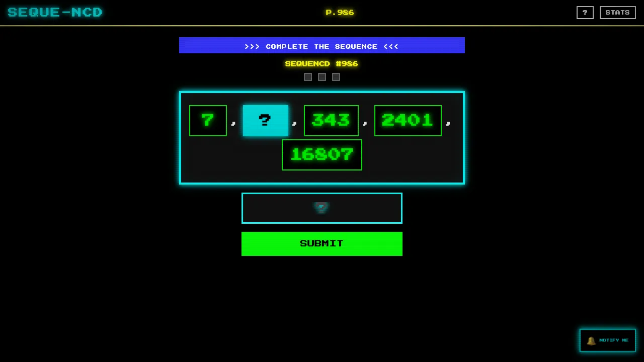 SEQUE-NCD screenshot 1