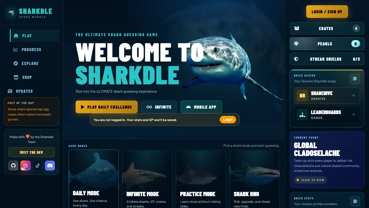 Sharkdle cover