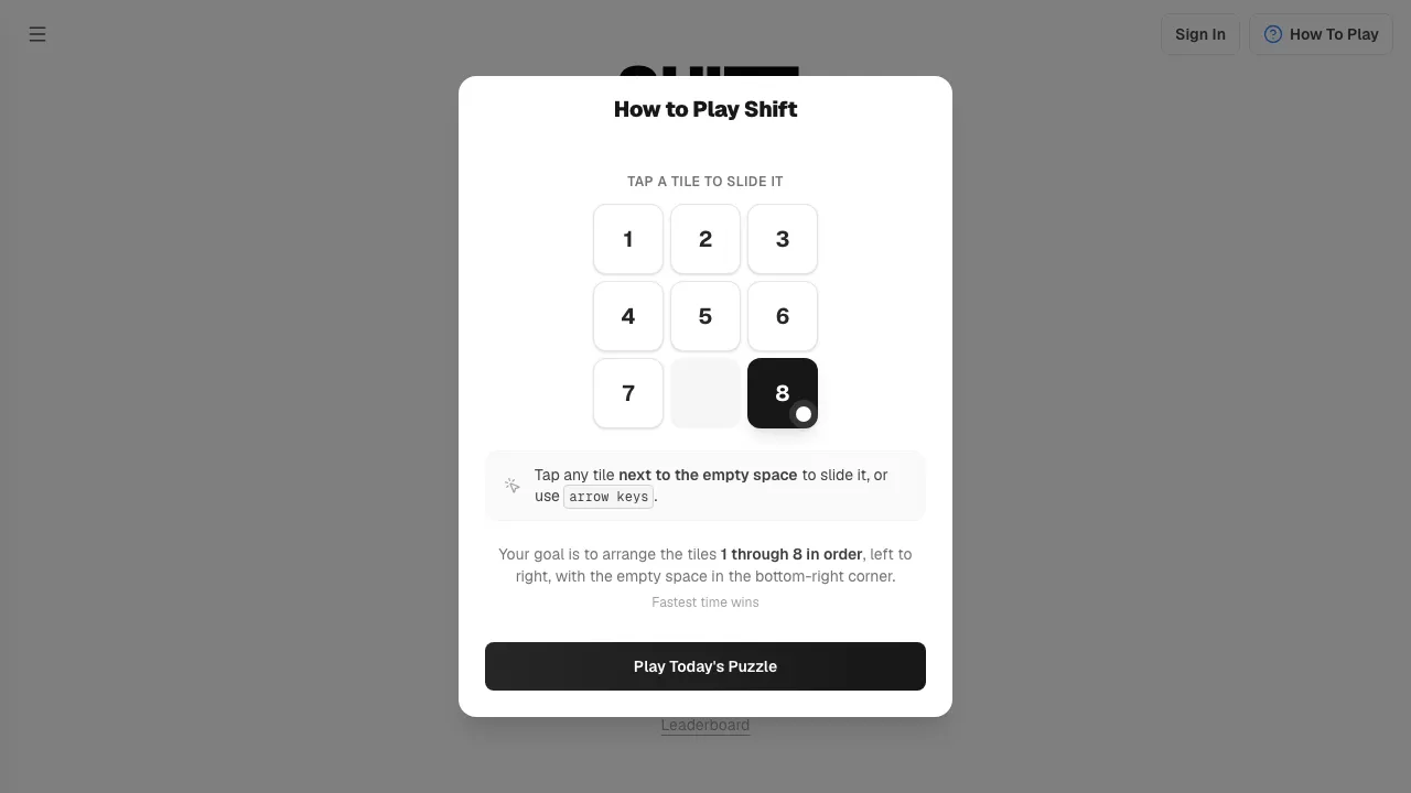 SHIFT screenshot 2