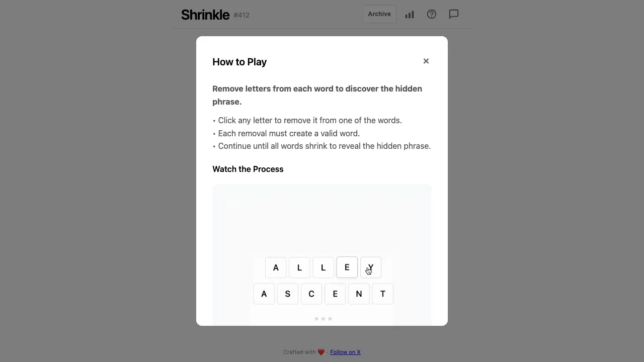 Shrinkle cover