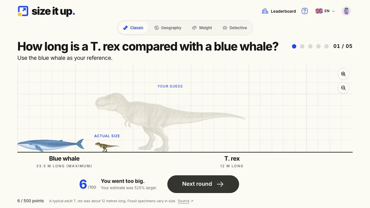 Size It Up screenshot 1