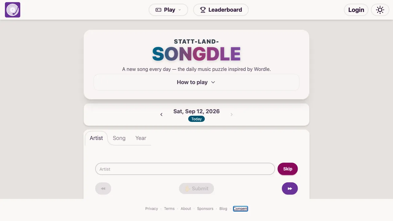 Songdle cover