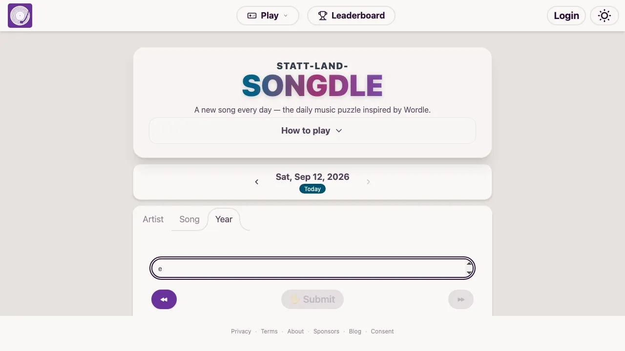 Songdle screenshot 3