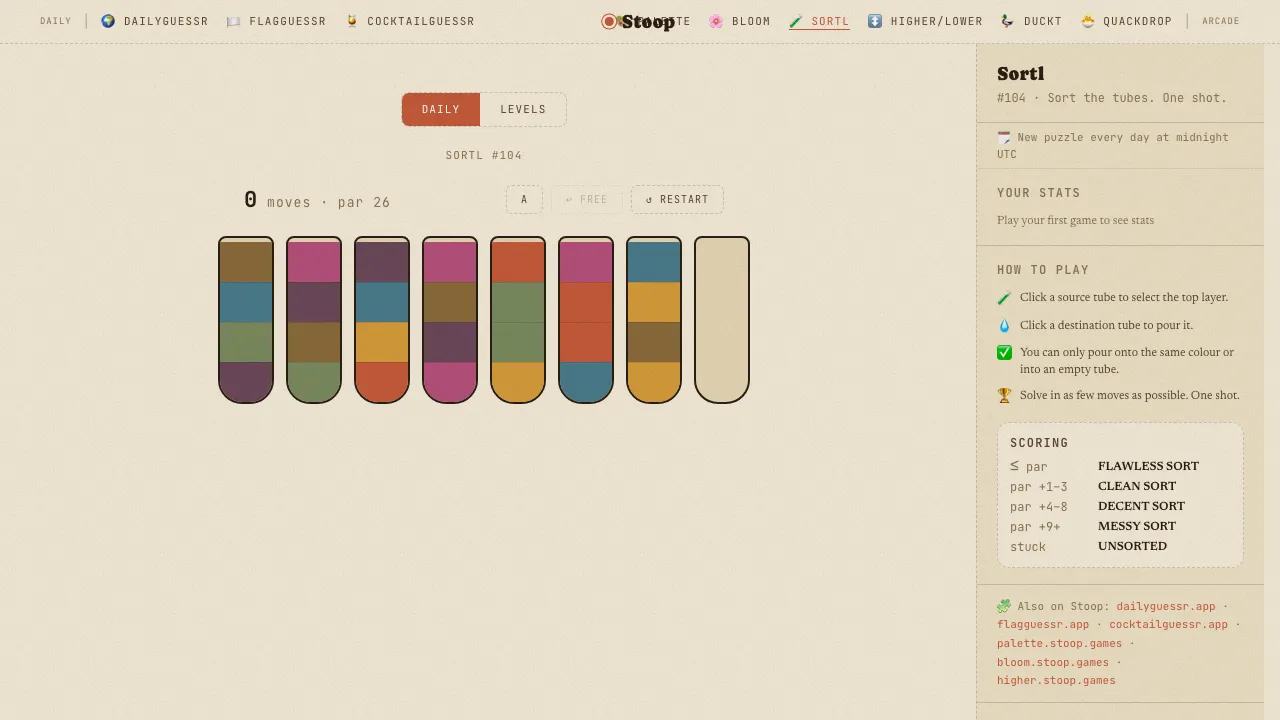 Sortl screenshot 1