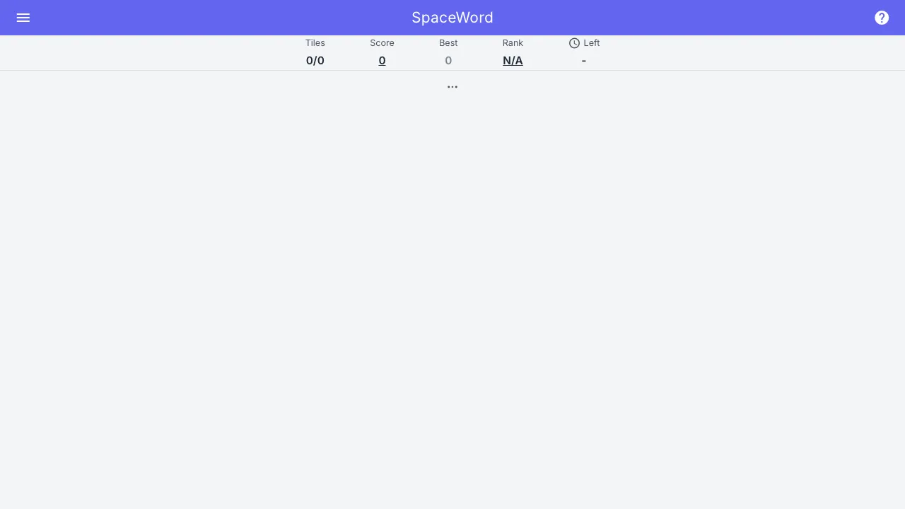 SpaceWord screenshot 1
