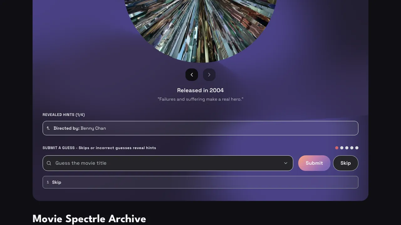 Spectrle screenshot 1