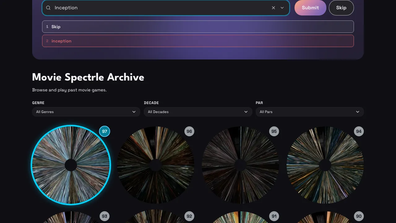 Spectrle screenshot 3