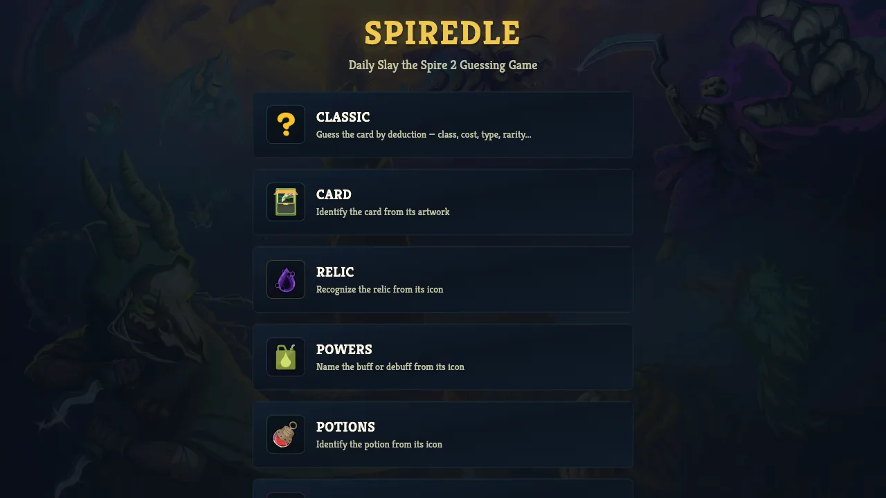 spiredle.net screenshot 2