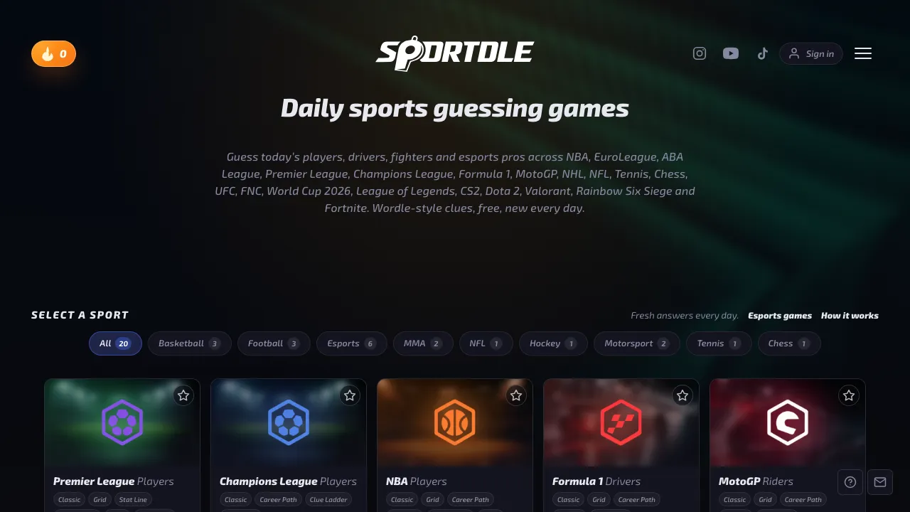 Sportdle screenshot 3