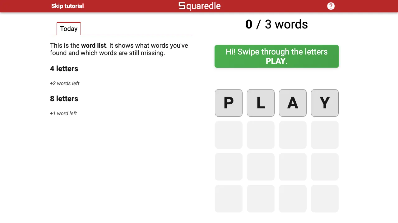 Squaredle screenshot 1