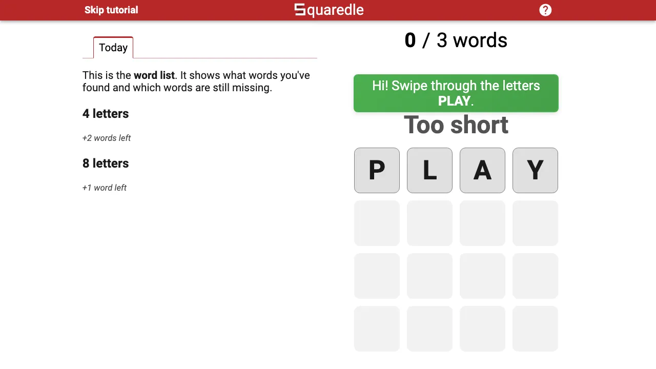 Squaredle screenshot 2
