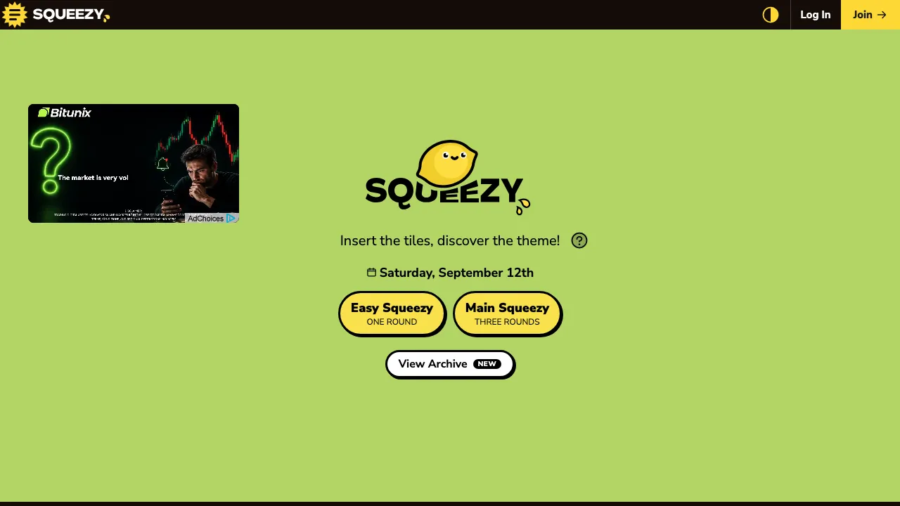 Squeezy screenshot 1