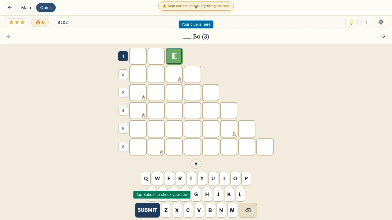 Stepwords screenshot 2