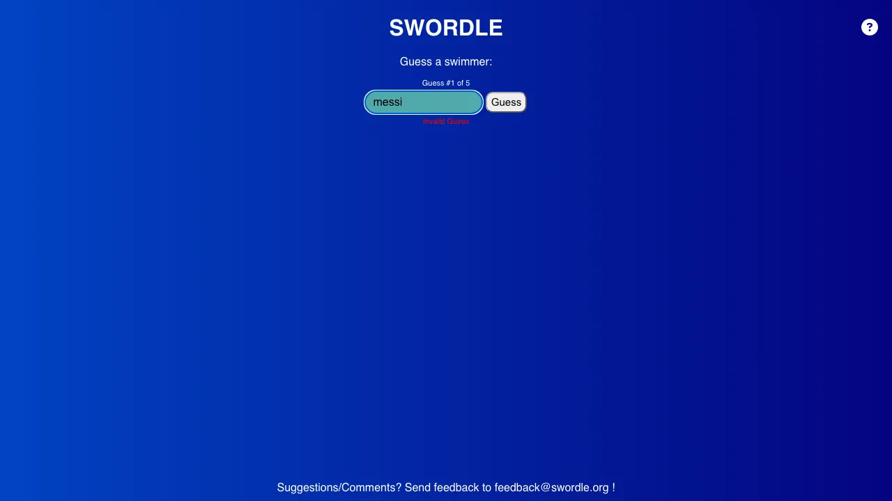 Swordle screenshot 1