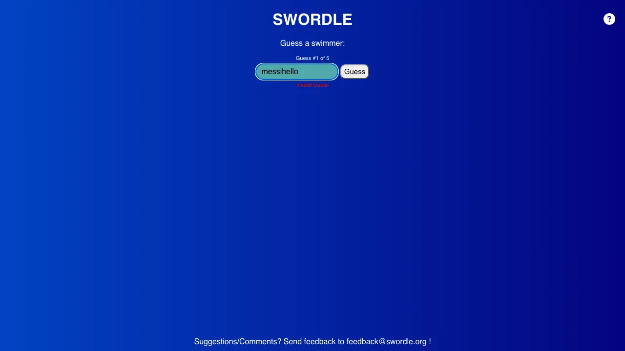 Swordle screenshot 2