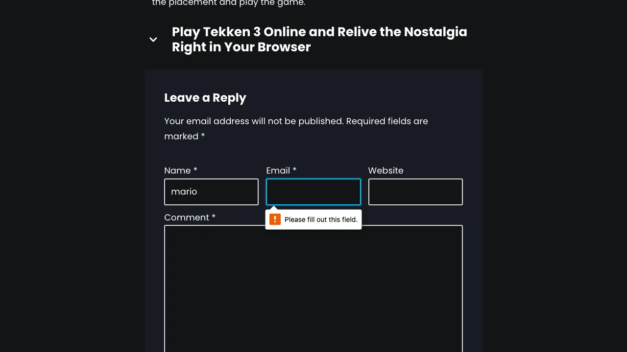 Tekken 3 Online screenshot 1