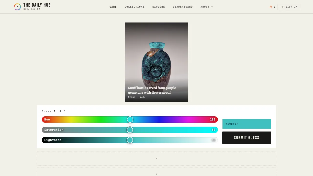The Daily Hue screenshot 1