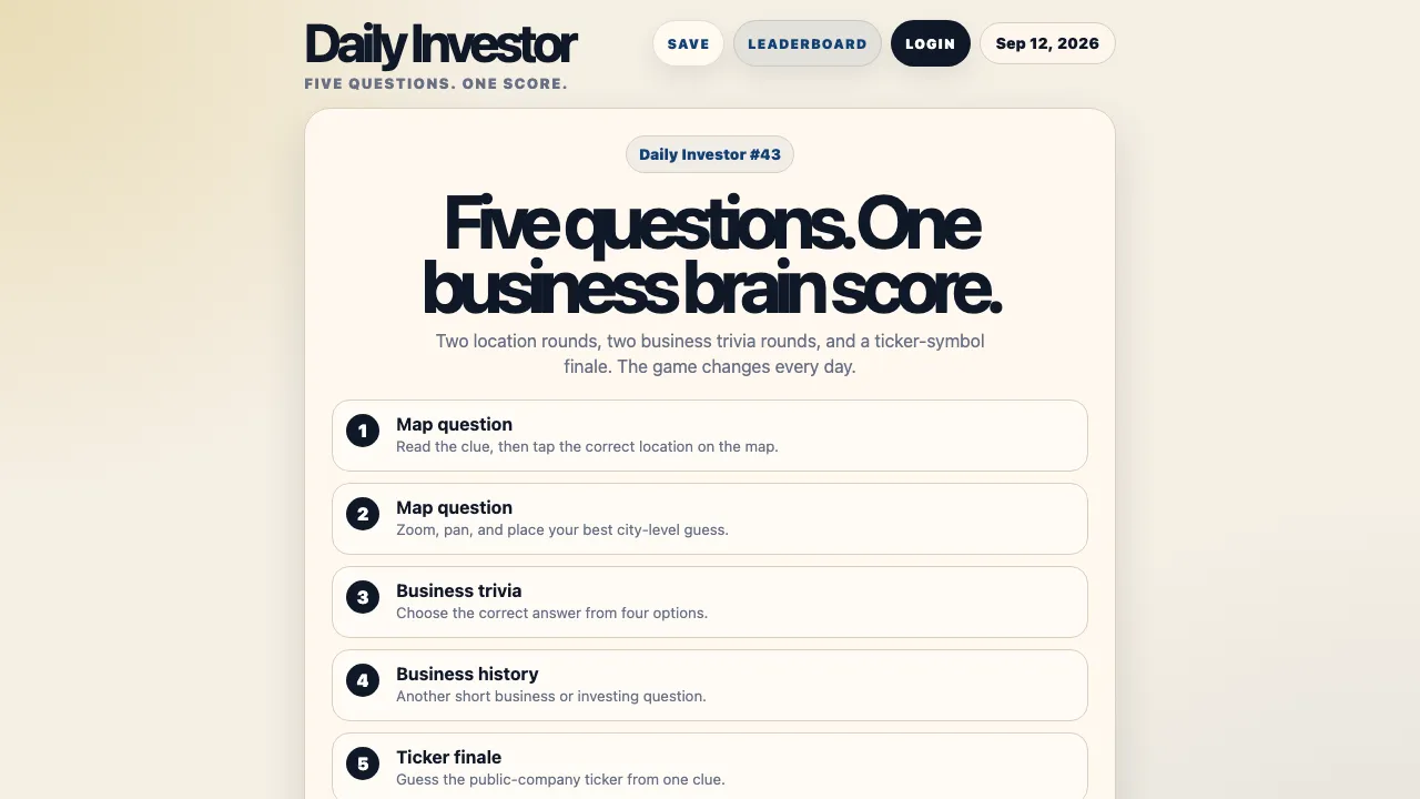 The Daily Investor cover
