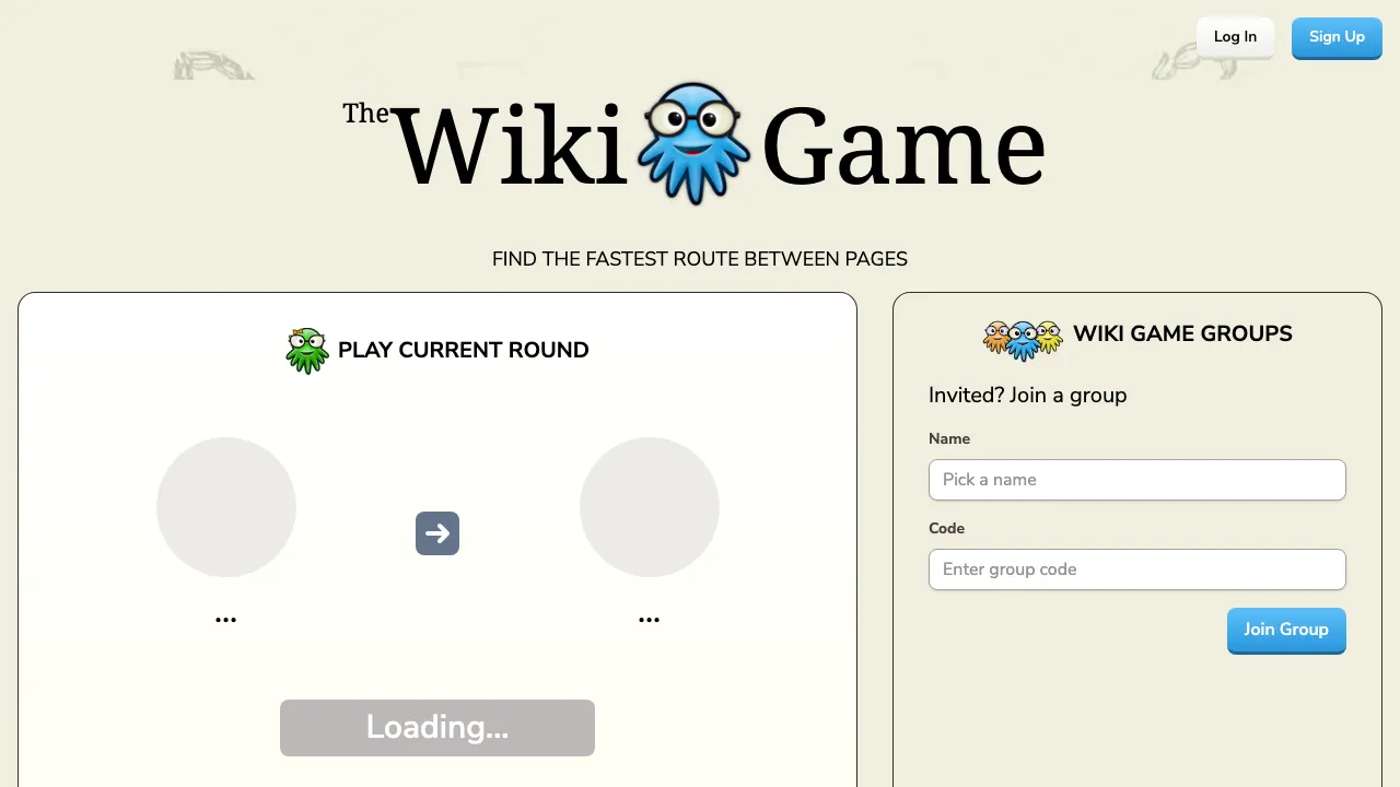 The Wiki Game cover